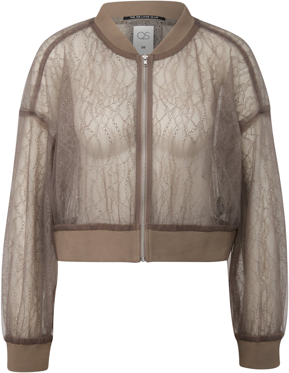 Luftiger Spitze Blouson Damen QS