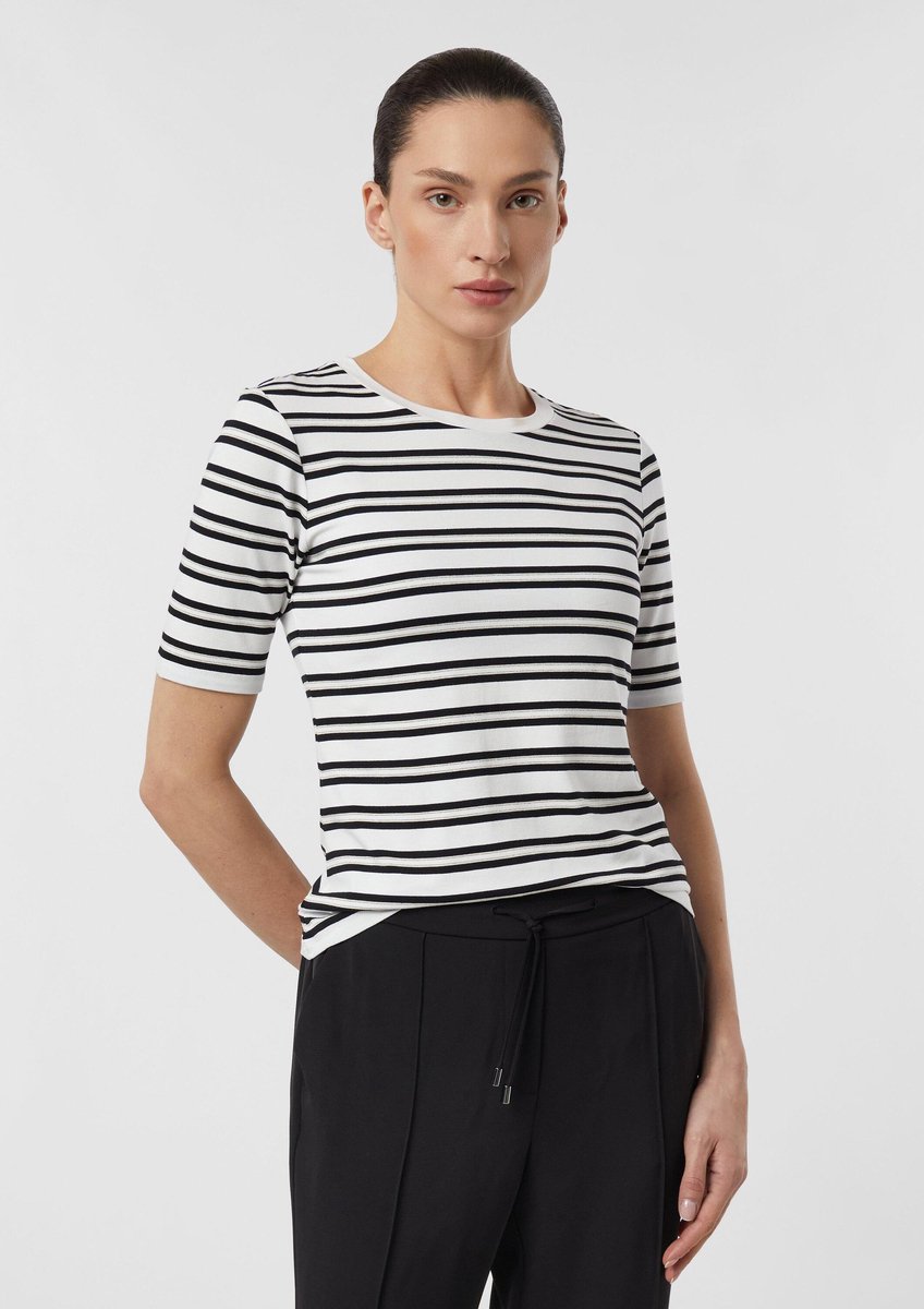 Streifen T-Shirt für Damen aus Jersey COMMA