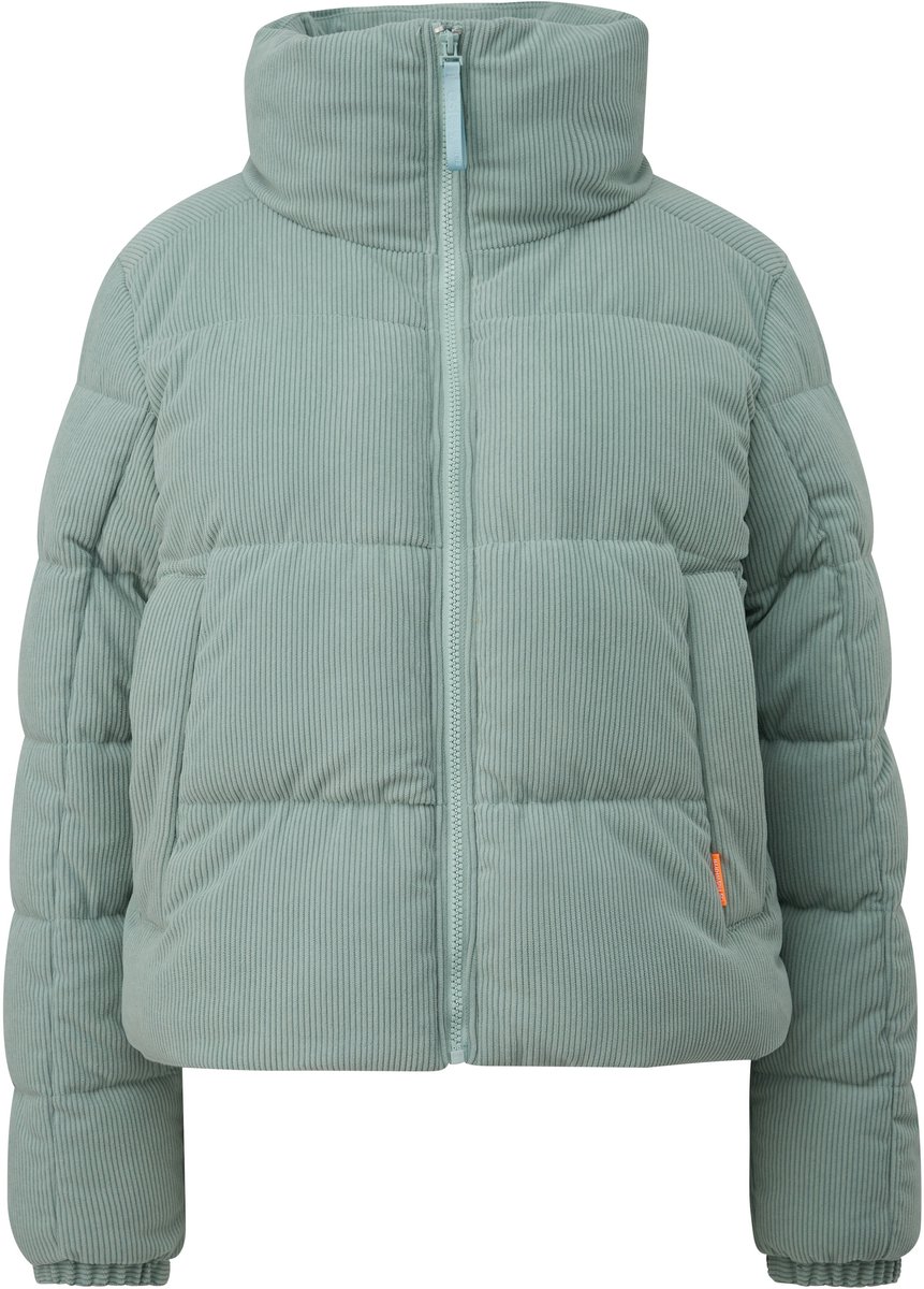 Daunenjacke  aus Samt, Damen QS
