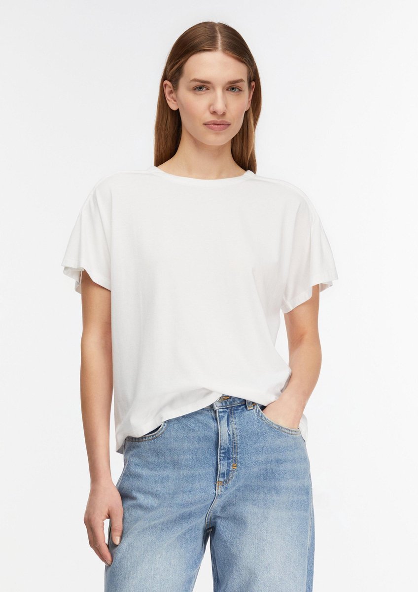 Leichtes Viskose T-Shirt für Damen COMMA