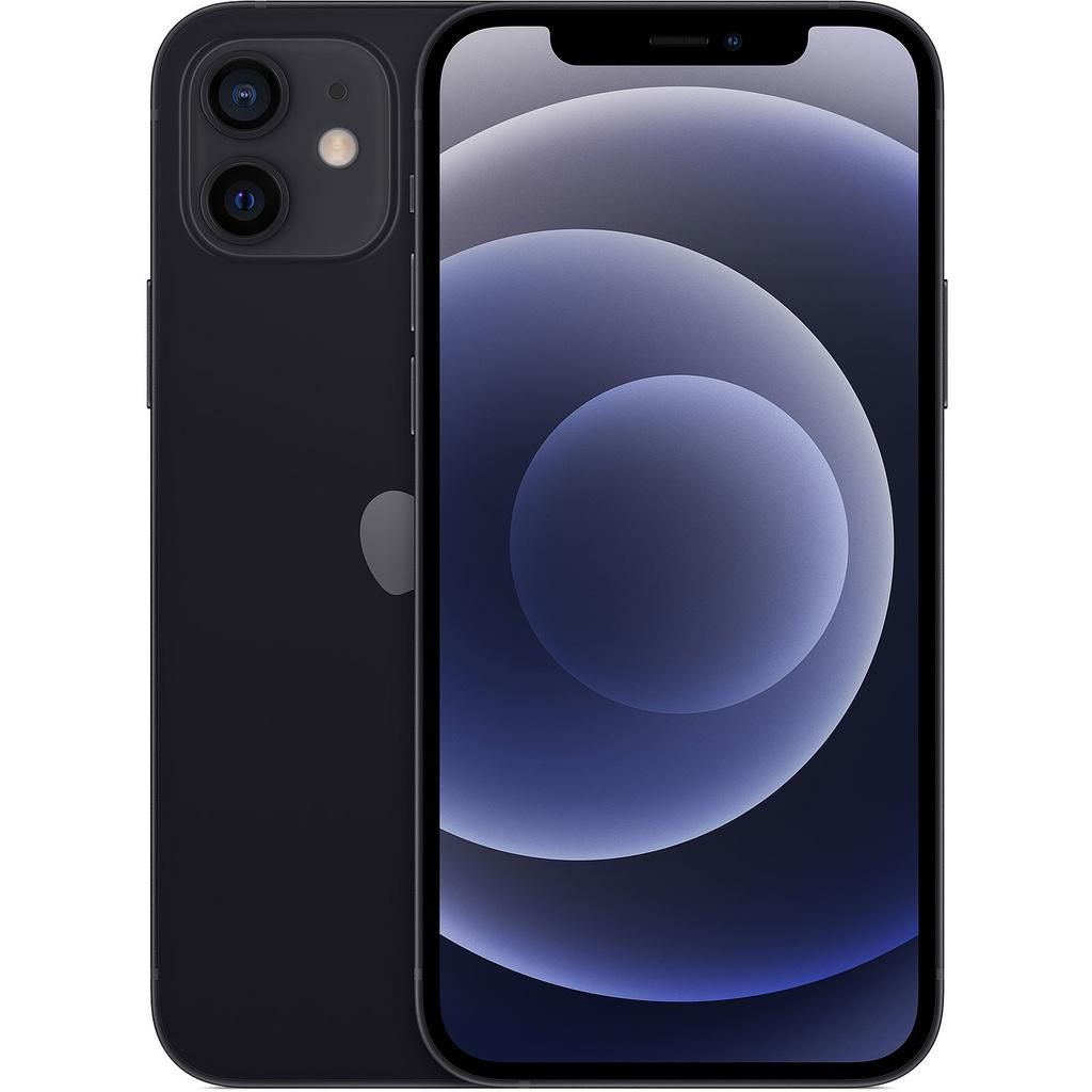Apple iPhone 12 - Schwarz - 256 GB - Physische SIM-Karte + eSIM