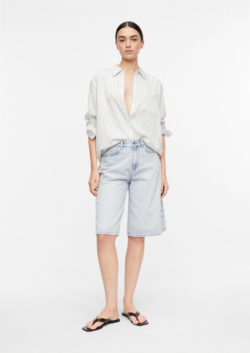 Damen Shorts aus Jeans mit Baumwollfutter fünf Taschen COMMA