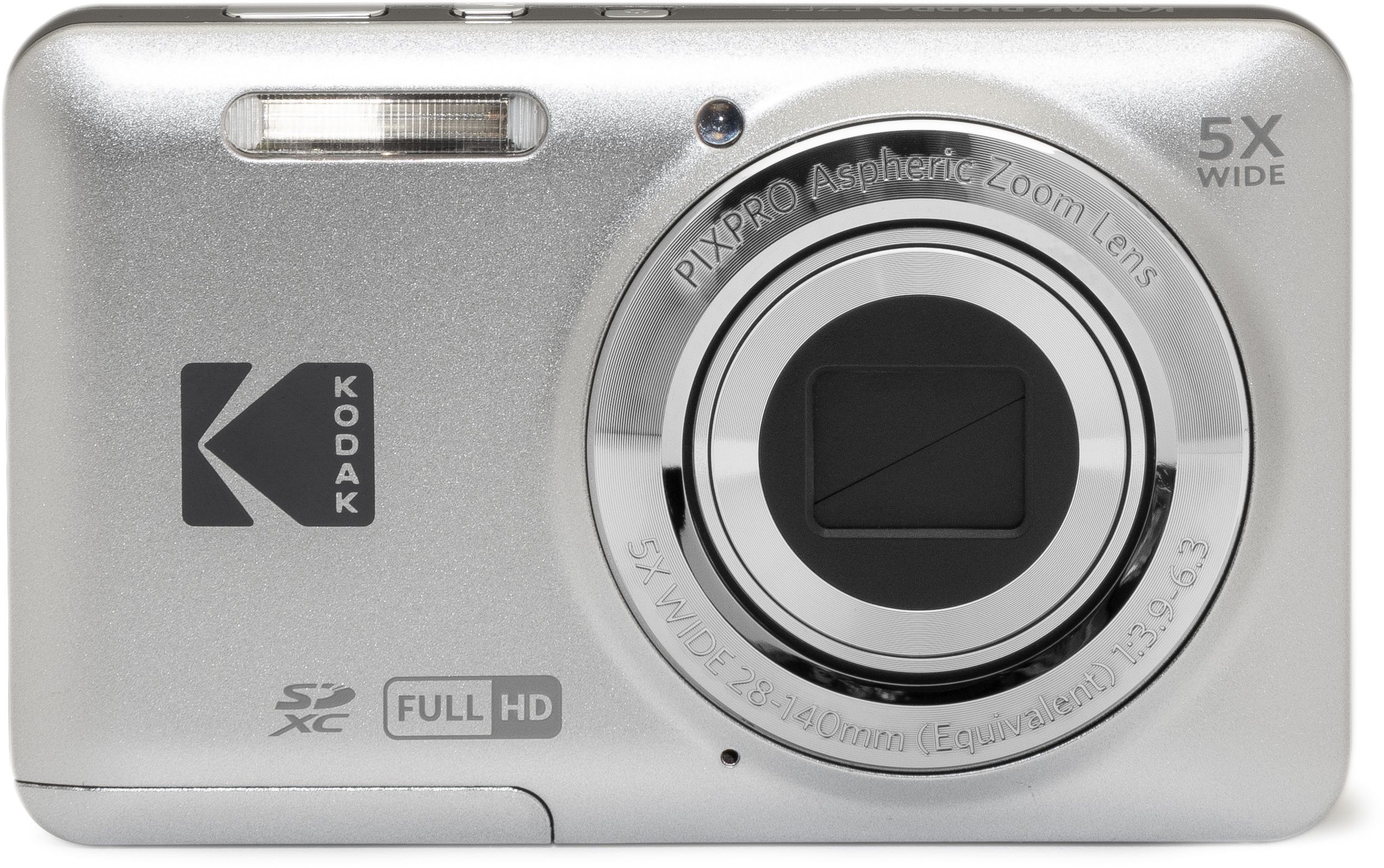 Kodak FZ55 - Kompaktkamera - 16 Megapixel 5x optischer Zoom 28mm - Silber