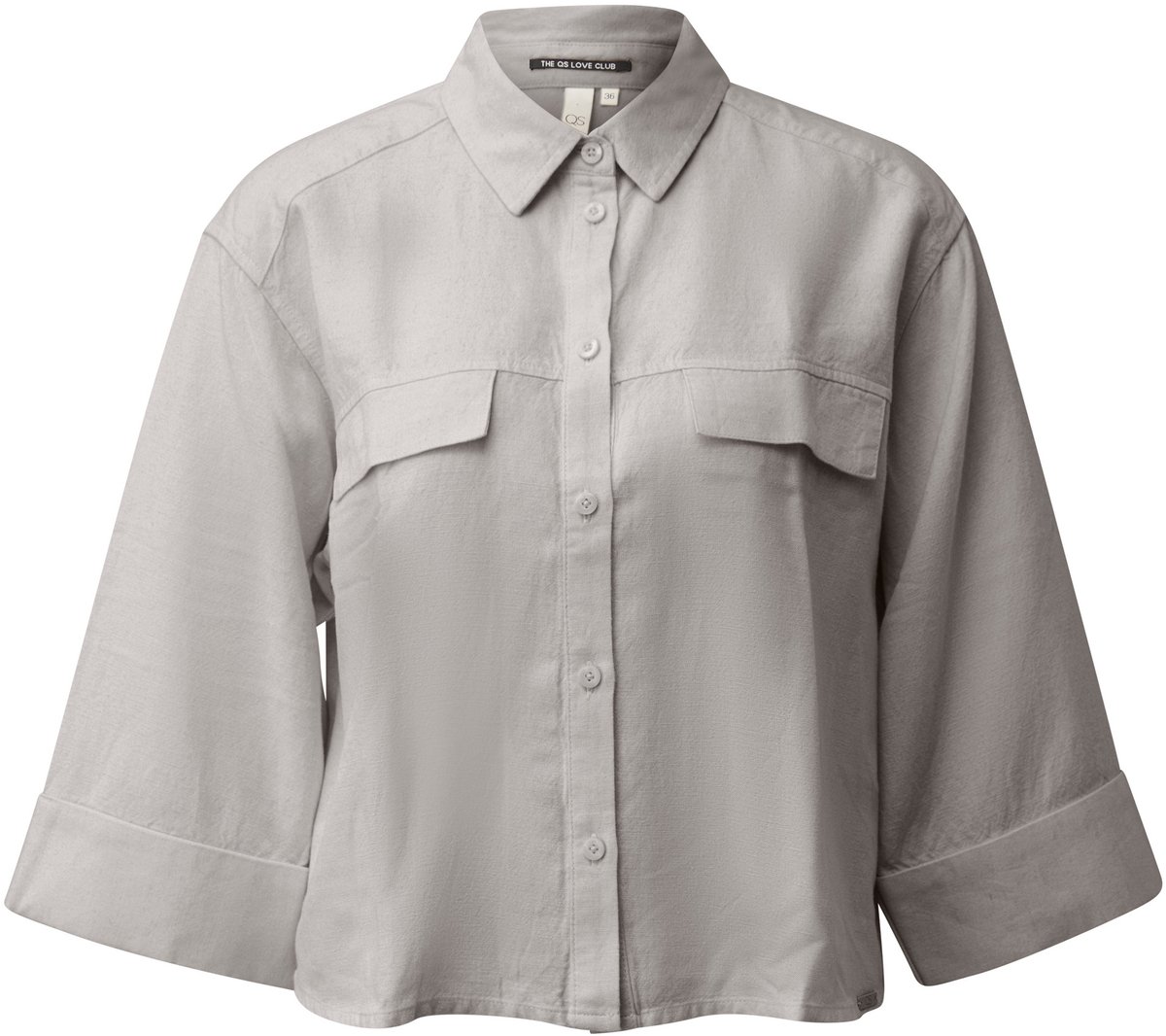 Leinenbluse 3/4 Ärmel Damen QS