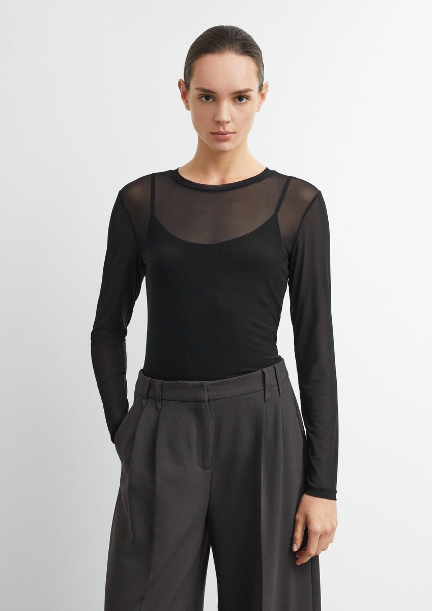 Langarmshirt aus Strick für Frauen COMMA