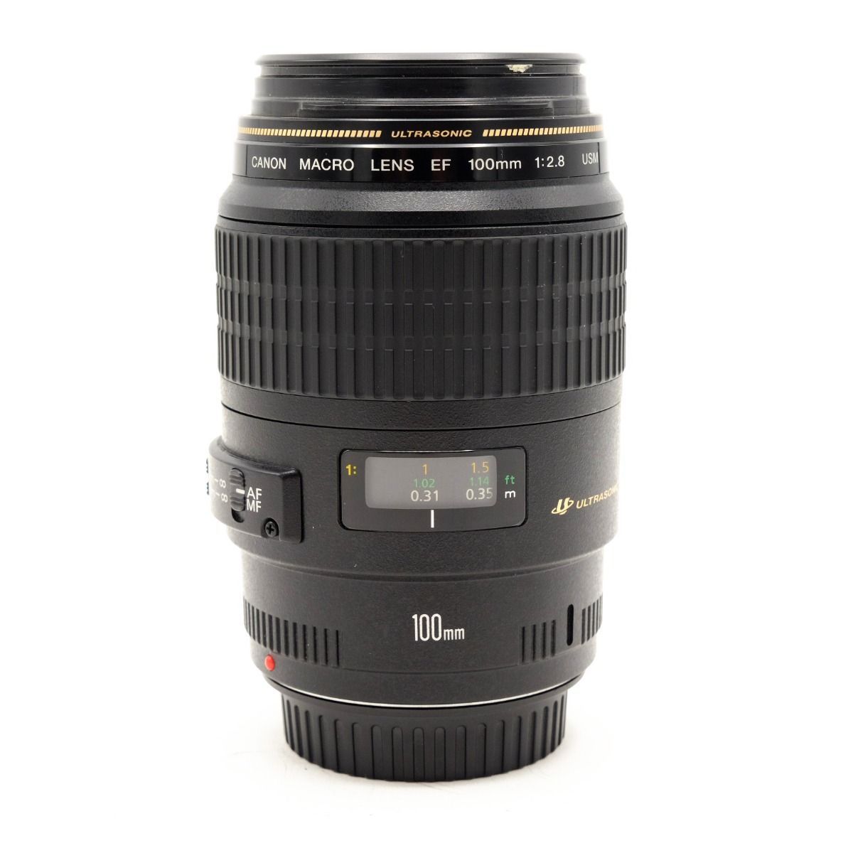 Canon 100mm F2.8 Macro USM EF-Mount - Occasion - Äußerlicher Zustand 9 - Glas 10 - Technischer Zustand 10