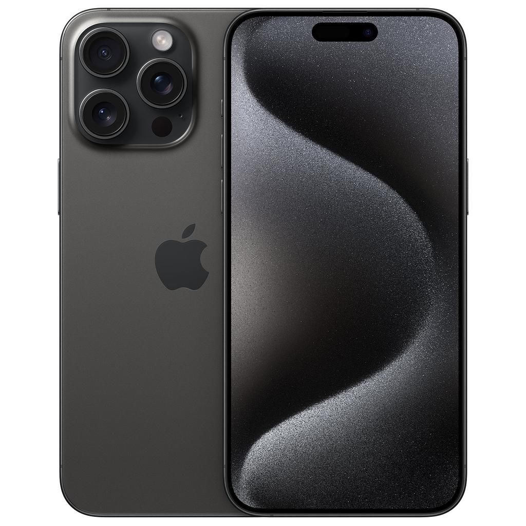 Apple iPhone 15 Pro Max - Schwarz Titan - 256 GB - Physische SIM-Karte + eSIM