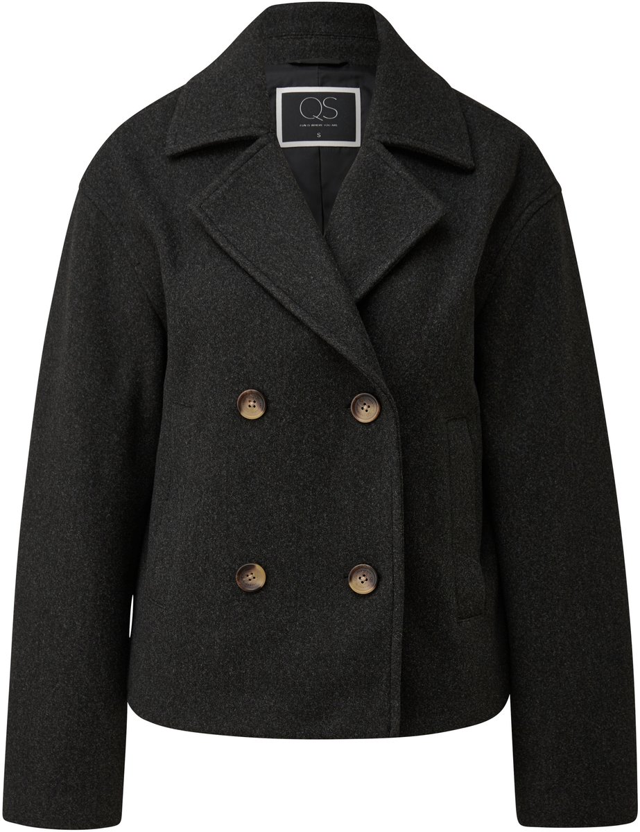 Optische Woll Cabanjacke Damen QS