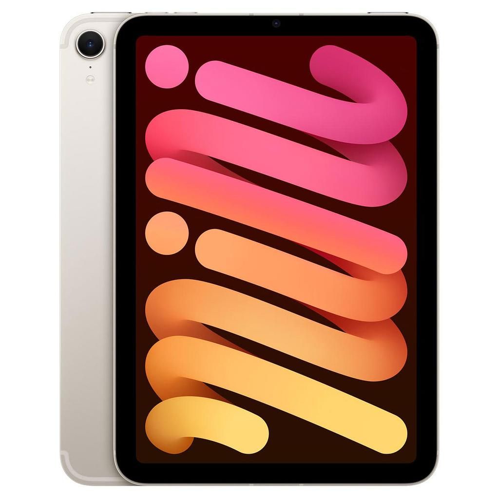 Apple iPad mini 7 (2024, A17 Serie) - Polarstern - 128 GB - Wi-Fi + 5G