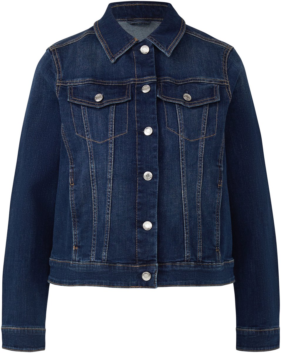 Damen Slim Fit Stretch-Jeansjacke aus Baumwollmischung s.Oliver