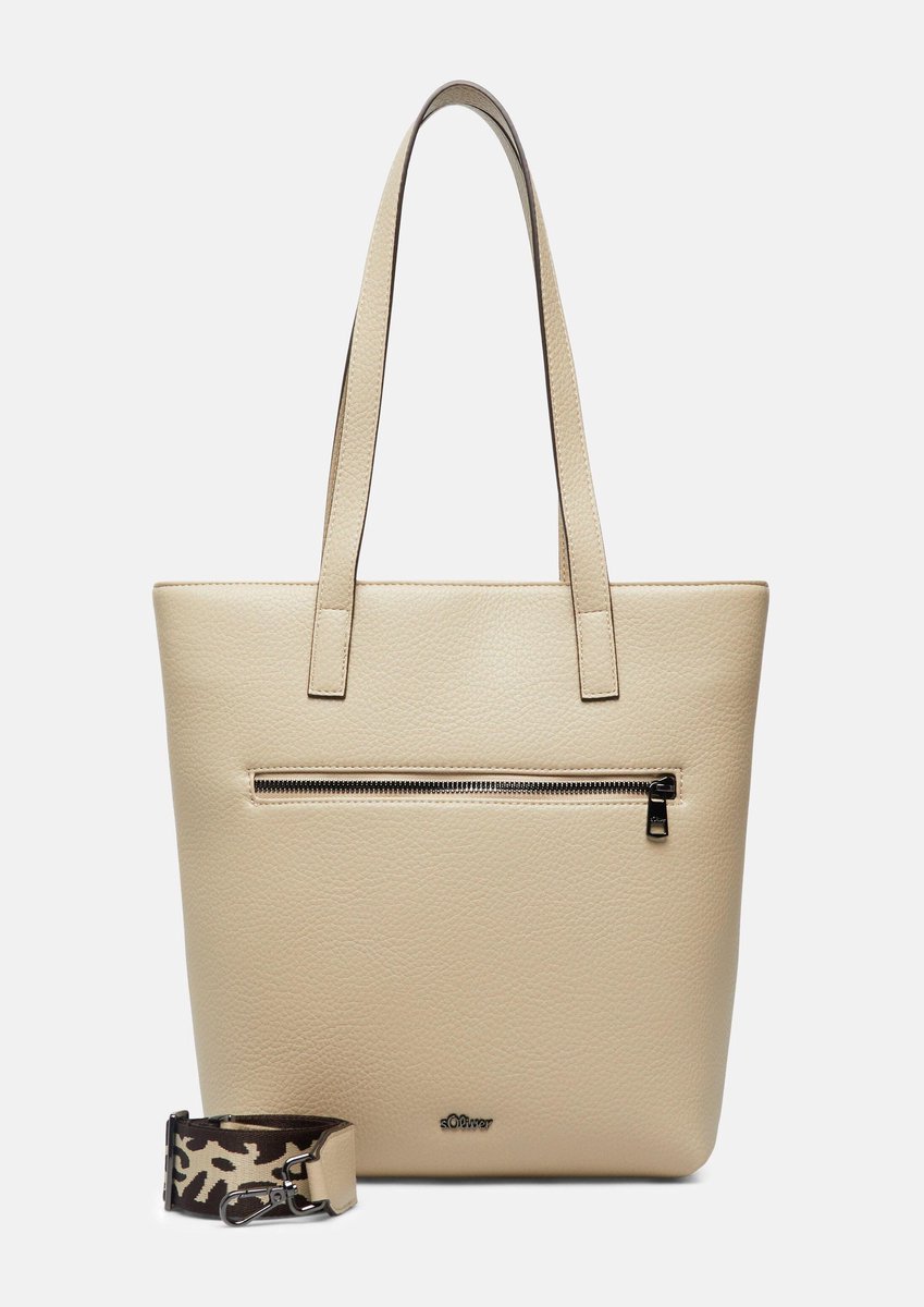 Abnehmbarer Schultertasche mit Logoplatte für Frauen s.Oliver