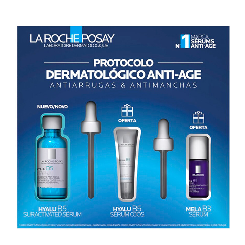 La Roche Posay Damen Gesichtspflege Hyalu B5 Suractived Sérum Set