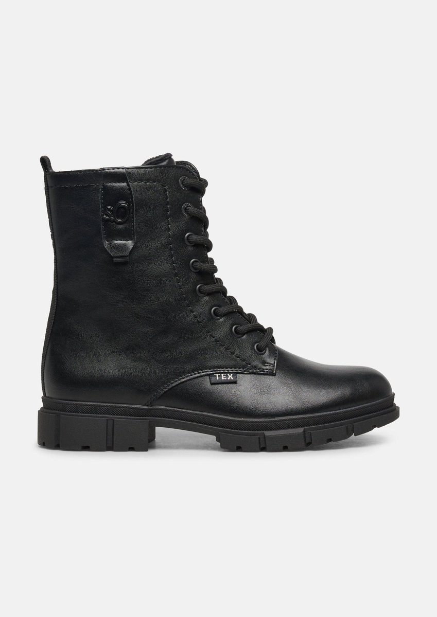Schnürstiefeletten Lederlook für Kinder s.Oliver