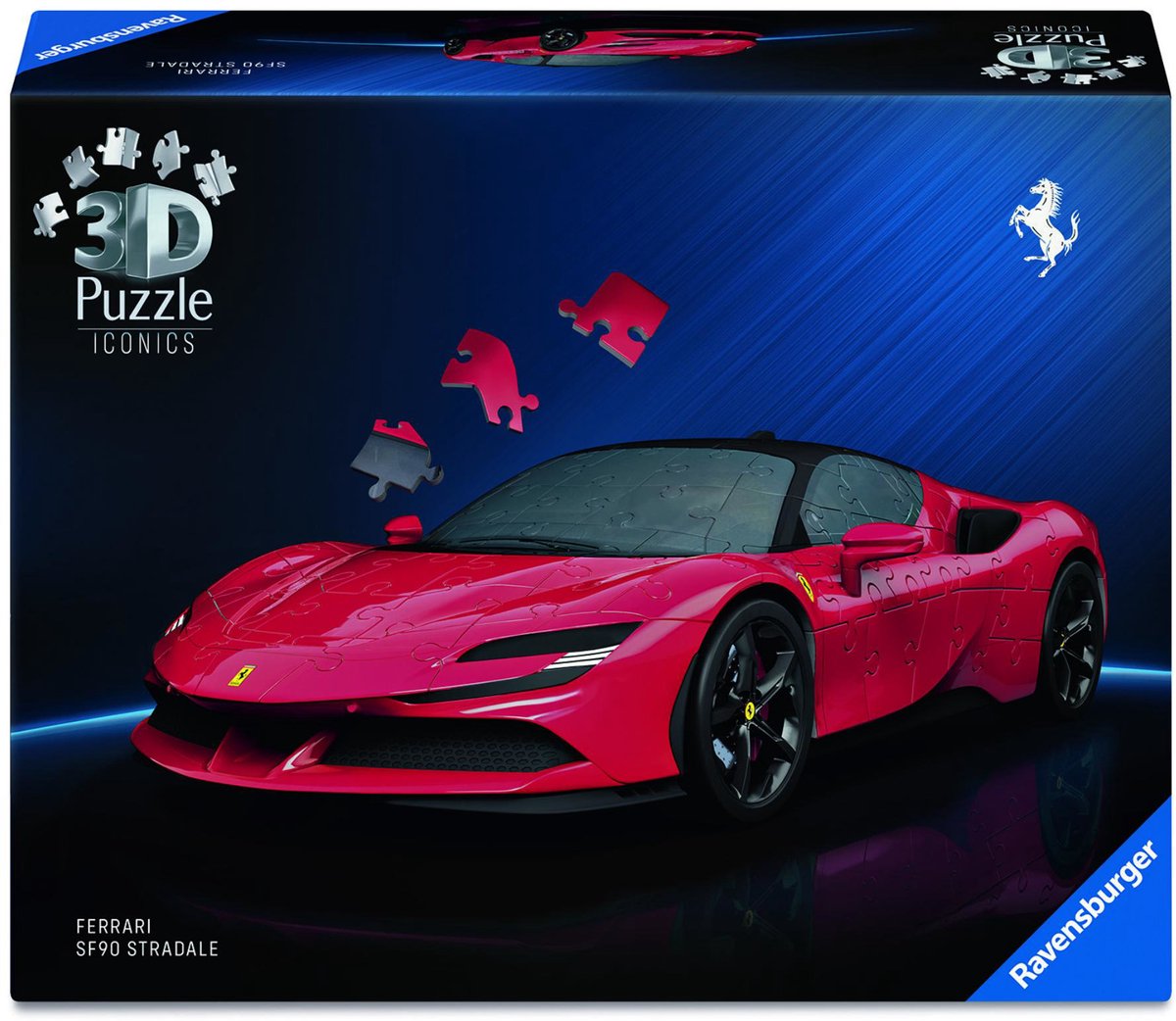 Puzzle 108 Teile Ravensburger Iconics 3D Ferrari