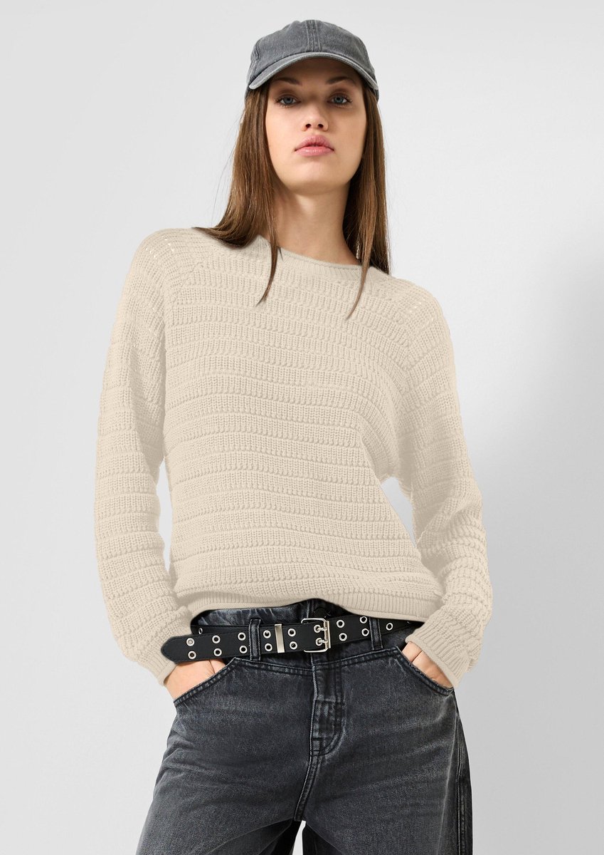 Pull aus Baumwollmischung mit Muster für Damen s.Oliver