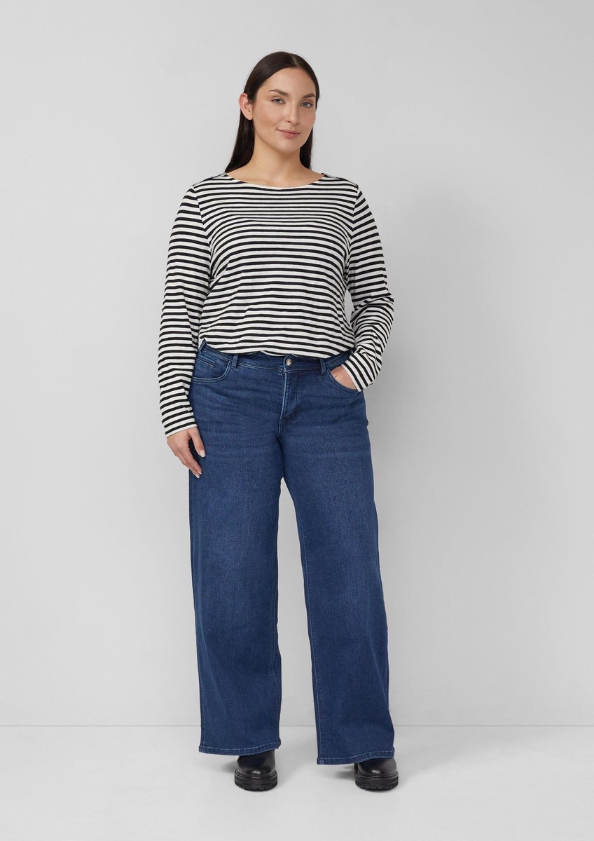 Jeans Wide Leg suri mit metallischen Details Damen s.Oliver