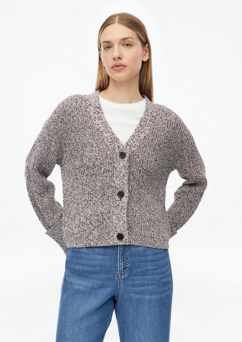 V-Ausschnitt Cardigan mit Knopfleiste lässig für Damen s.Oliver