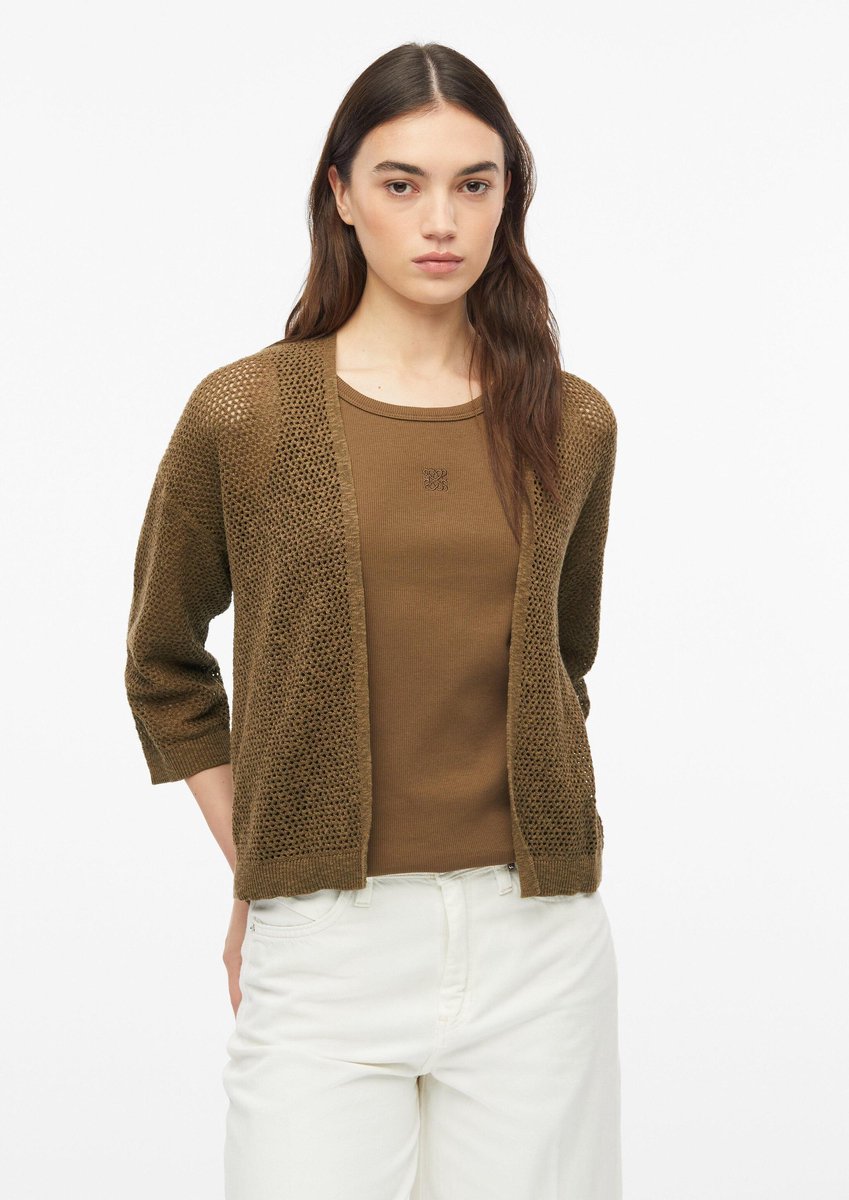Leichter, oversized Kurzarm-Cardigan für Frauen s.Oliver