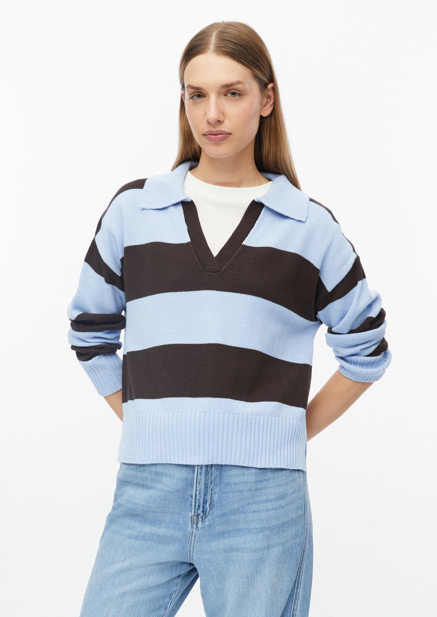 Polopullover mit Streifen für Frauen s.Oliver