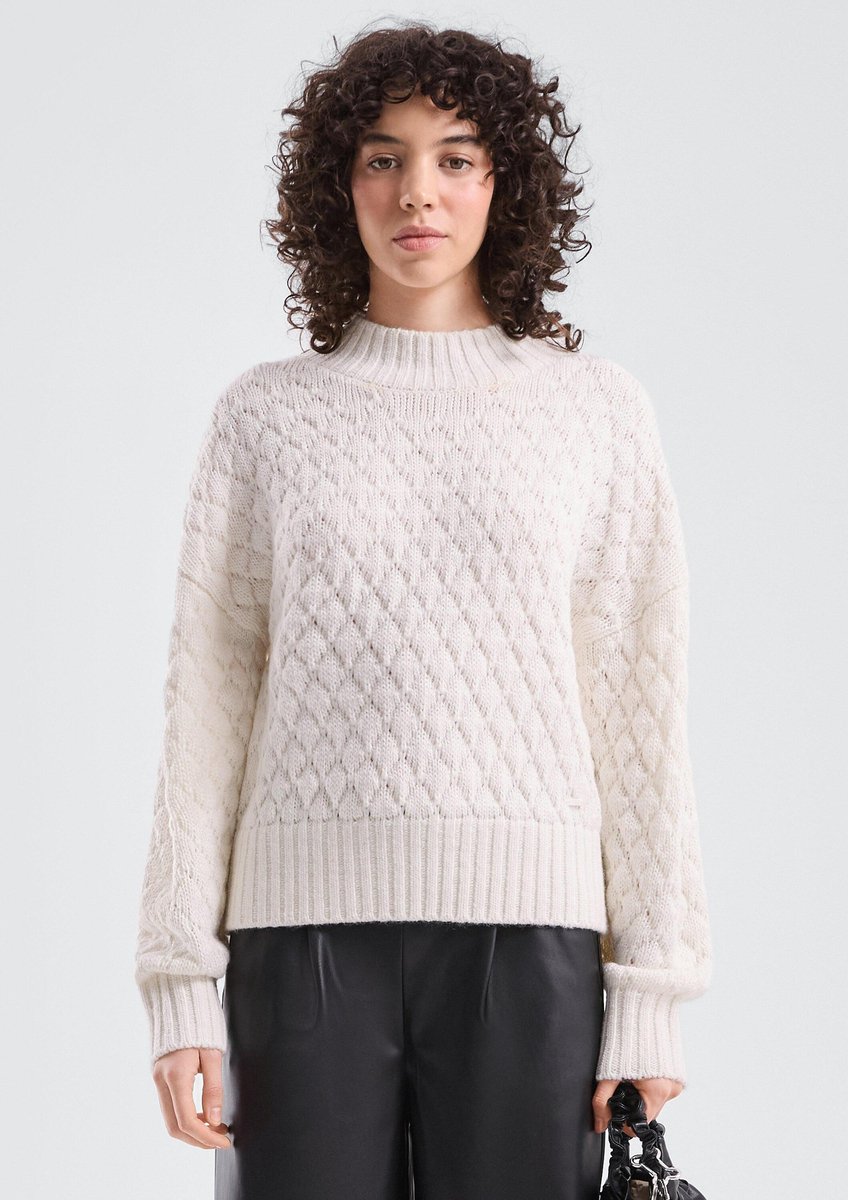 Pull mit fallenden Schultern für Damen QS Loose Fit