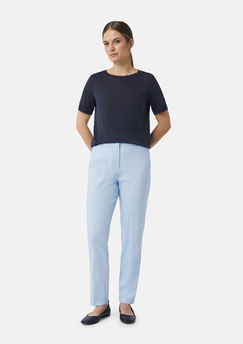 Damen Stretch-Anzughose mit Bügelfalte COMMA
