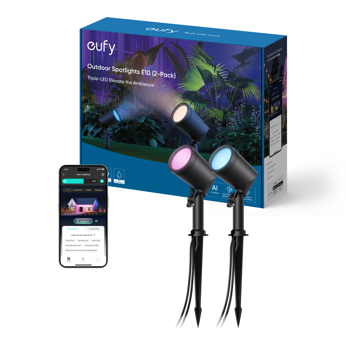 eufy Outdoor Spotlights E10(2-Pack) eufy Outdoor Spotlights E10（2pack）