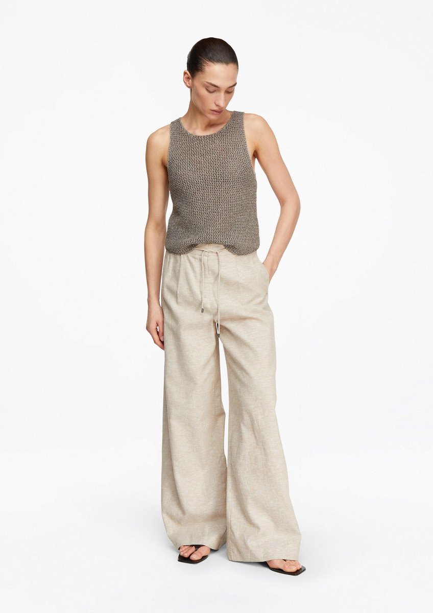 Weite Beine Chinohose Damen COMMA
