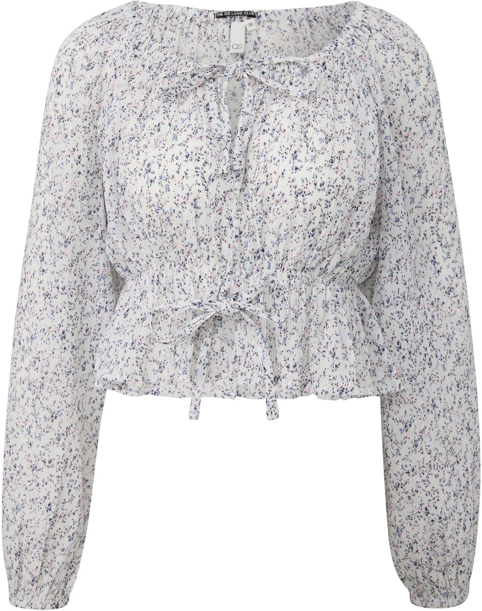 Damenbluse mit Druck QS Carmen Regular Fit