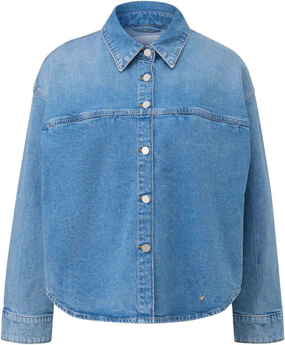Damenjeansjacke im lässigen Schnitt mit Hemdkragen s.Oliver
