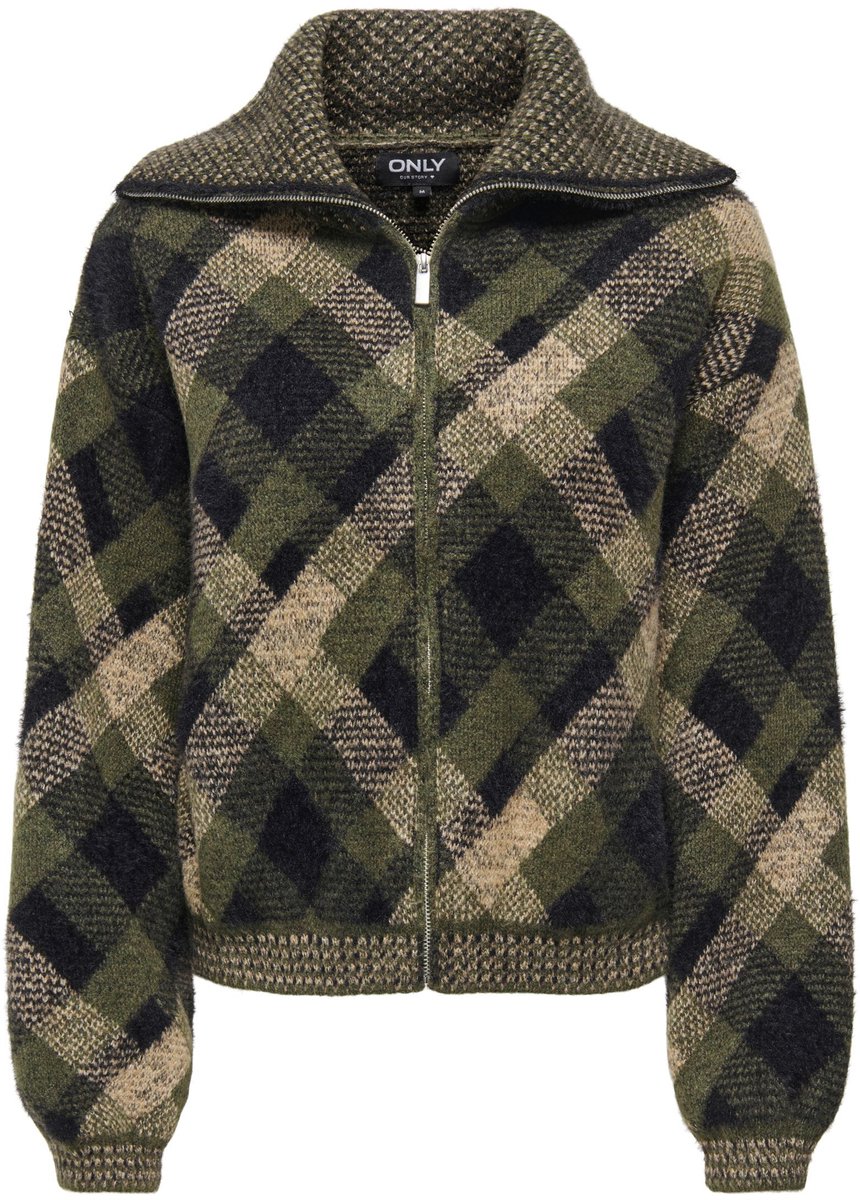 Strickjacke, Damen Only Maroon