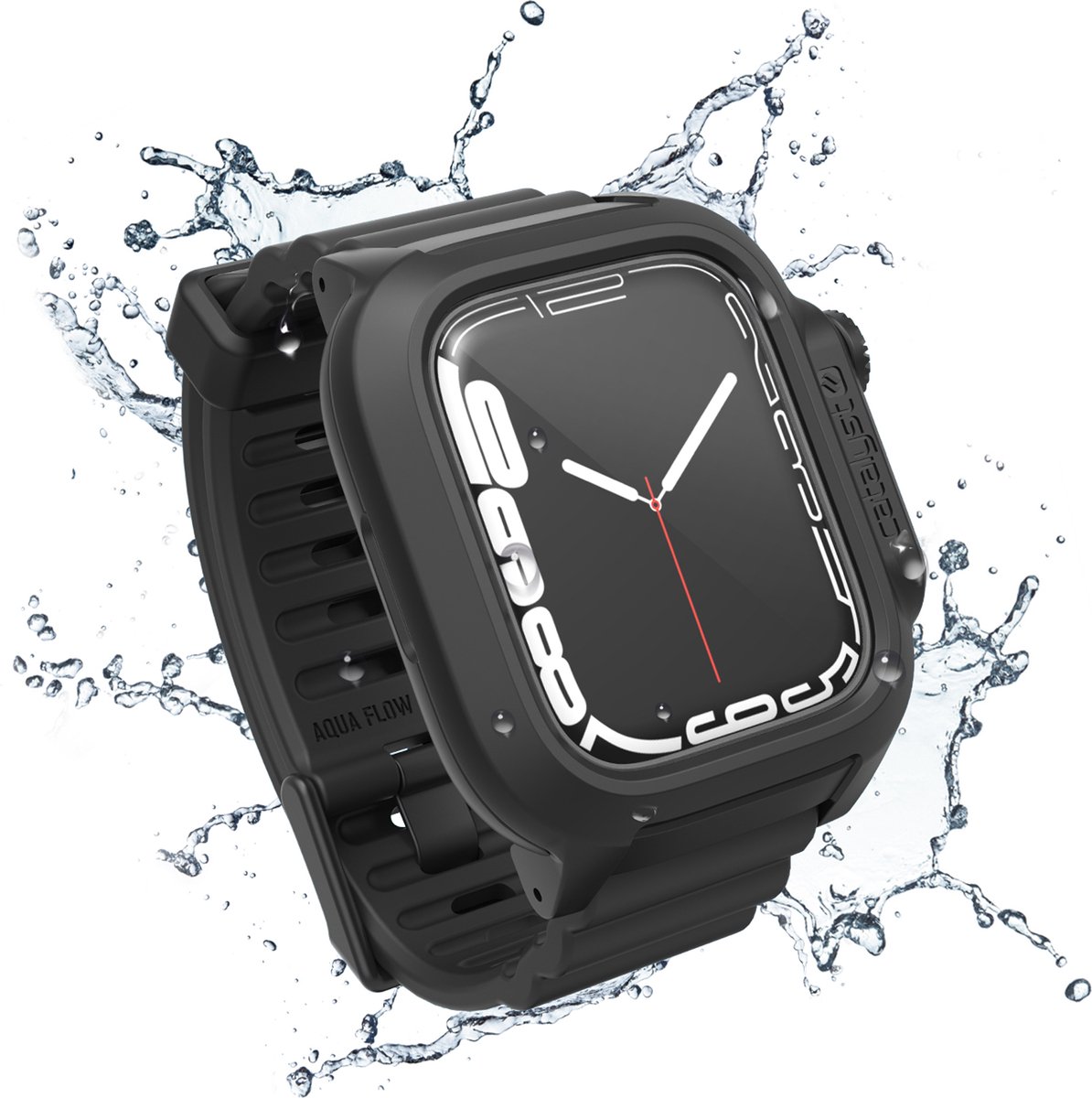Catalyst Total Protection Case Apple Watch 45mm (Series 7 / 8 / 9) Stealth Black - CAT45WAT7BLK