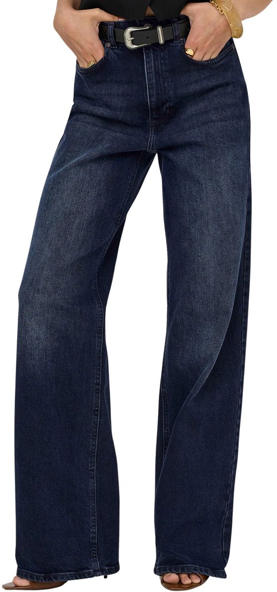Jeans mit hoher Taille Damen Only Juicy REA929 Wide