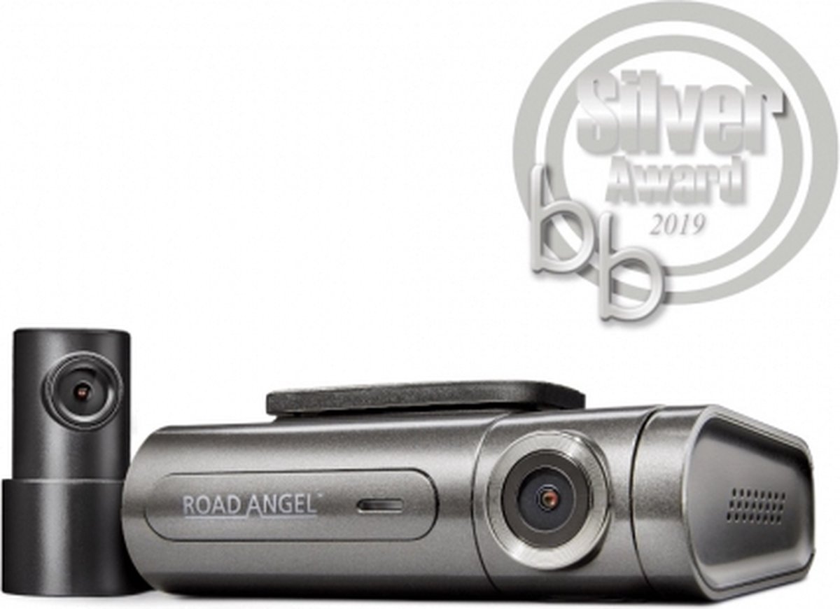 Road Angel Halo Pro 2K Front + HD Rear Dash Cam
