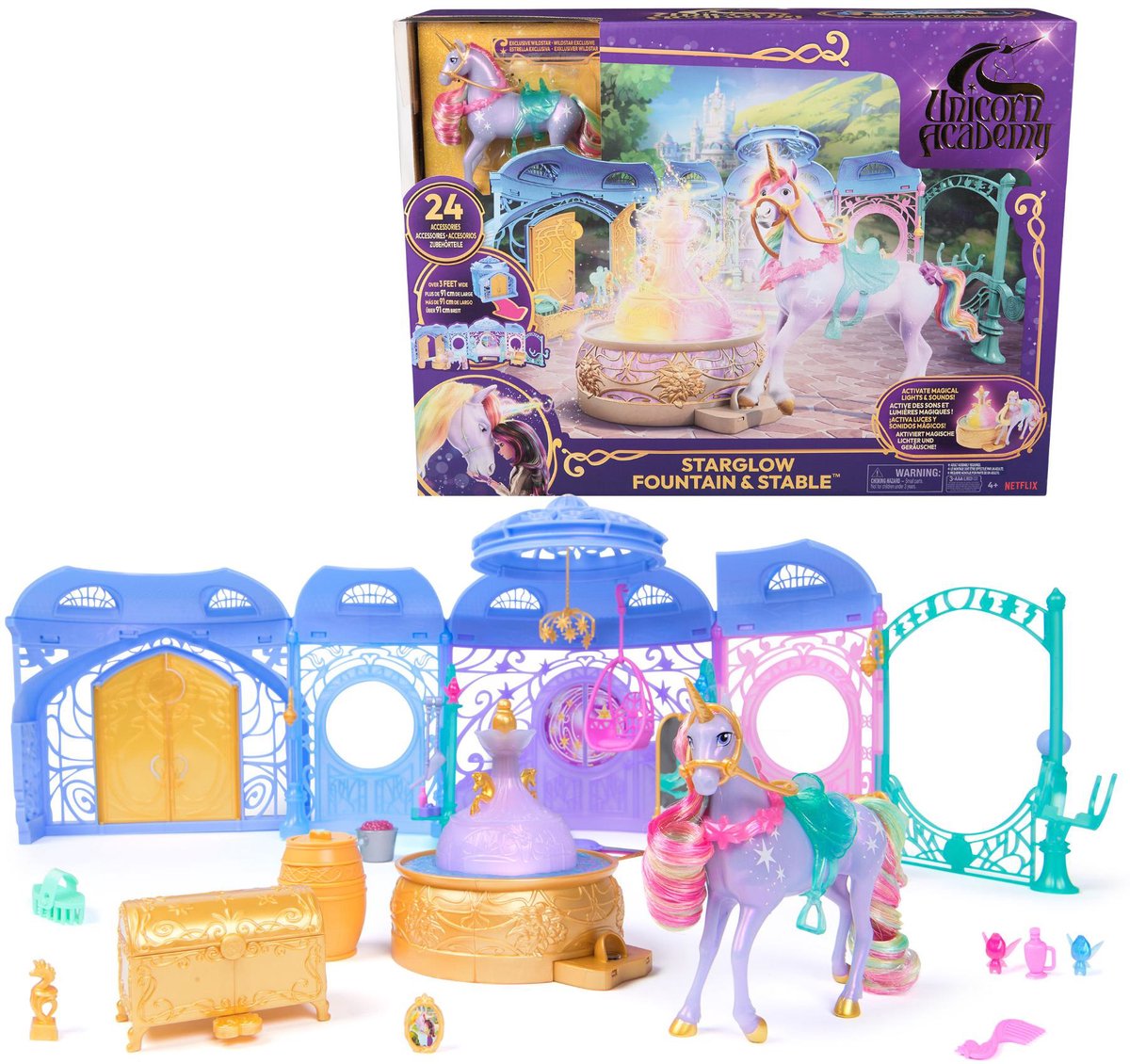 Spiele mit Fantasie Spin Master Playset Ecurie Unicorn