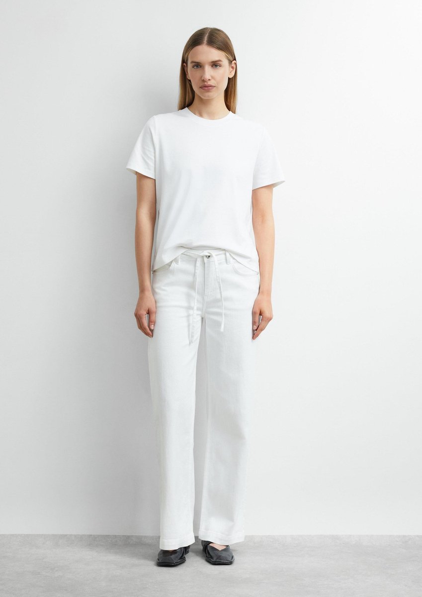 Wide Leg Jeans mit Gürtel-Detail für Damen COMMA