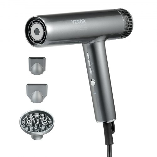 VEVOR Professional Hair Dryer 3.0 Million Negative Ions 108000RPM 3 Temp & Speed
