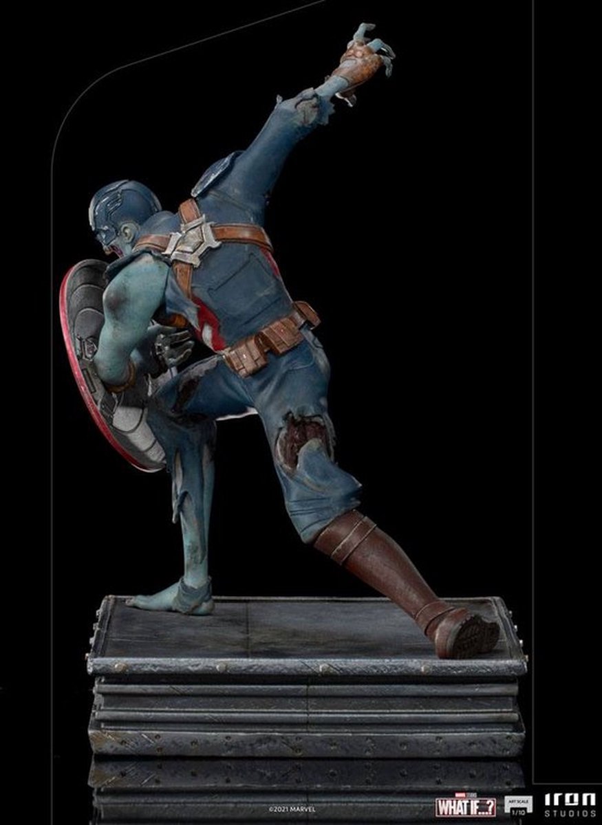 Figurine Iron Studios What If...? 1/10 Art Scale Captain America Zombie
