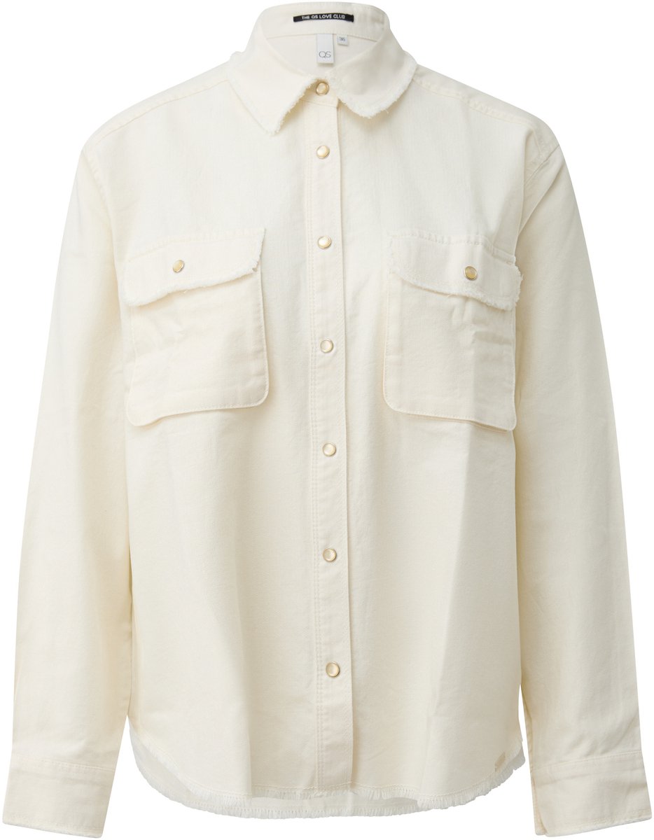 Overshirt mit aufgesetzten Taschen für Damen QS