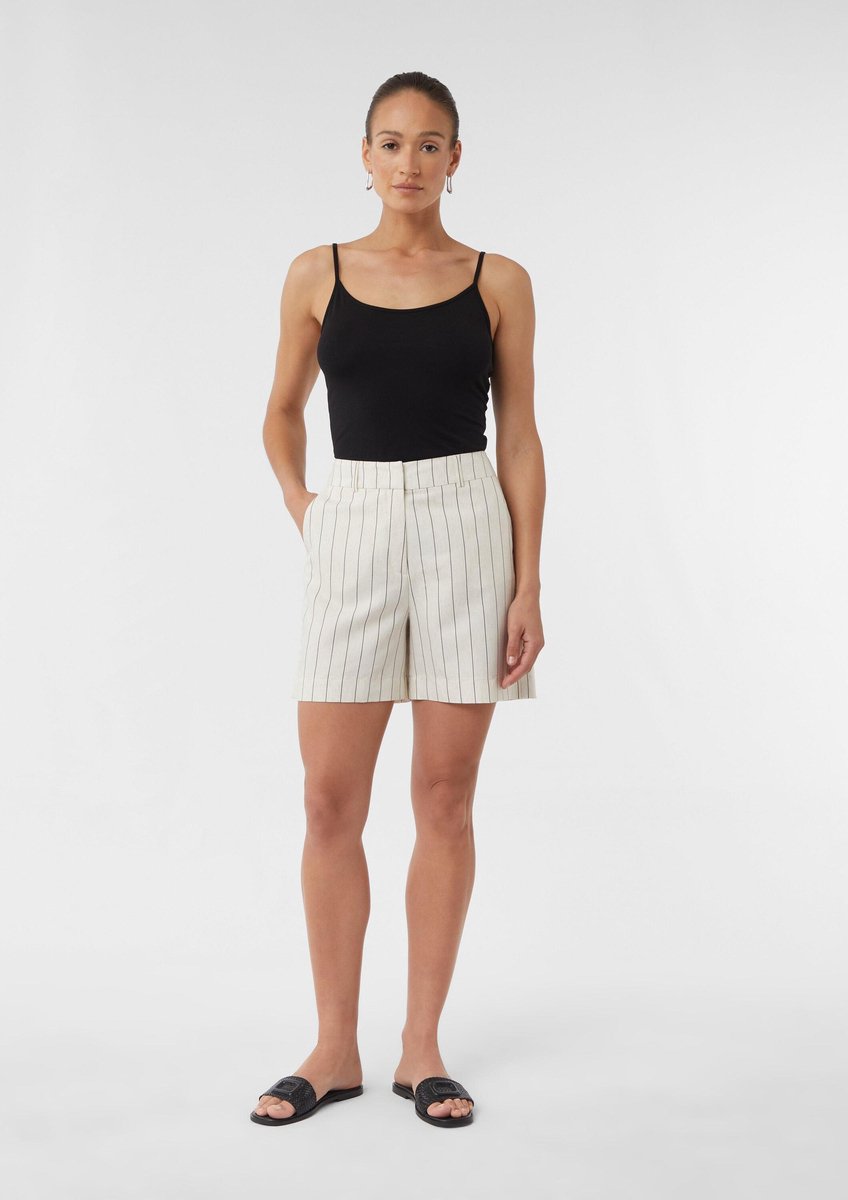 Gestreifter Leinenrock Damen COMMA