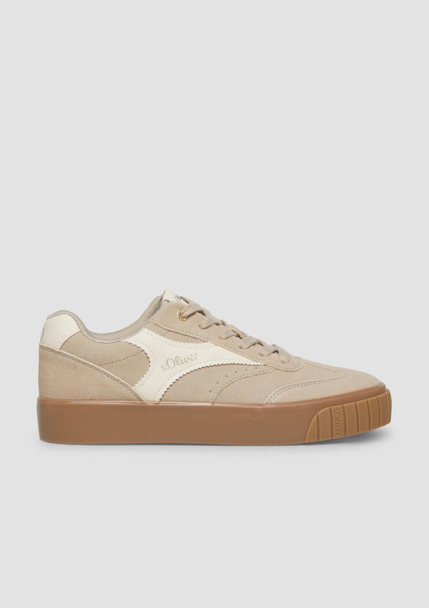 Leder Plattformsohlen Sneakers Damen s.Oliver