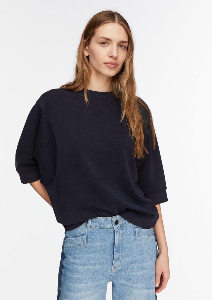 Damen Sweatshirt aus weichem Fleece COMMA