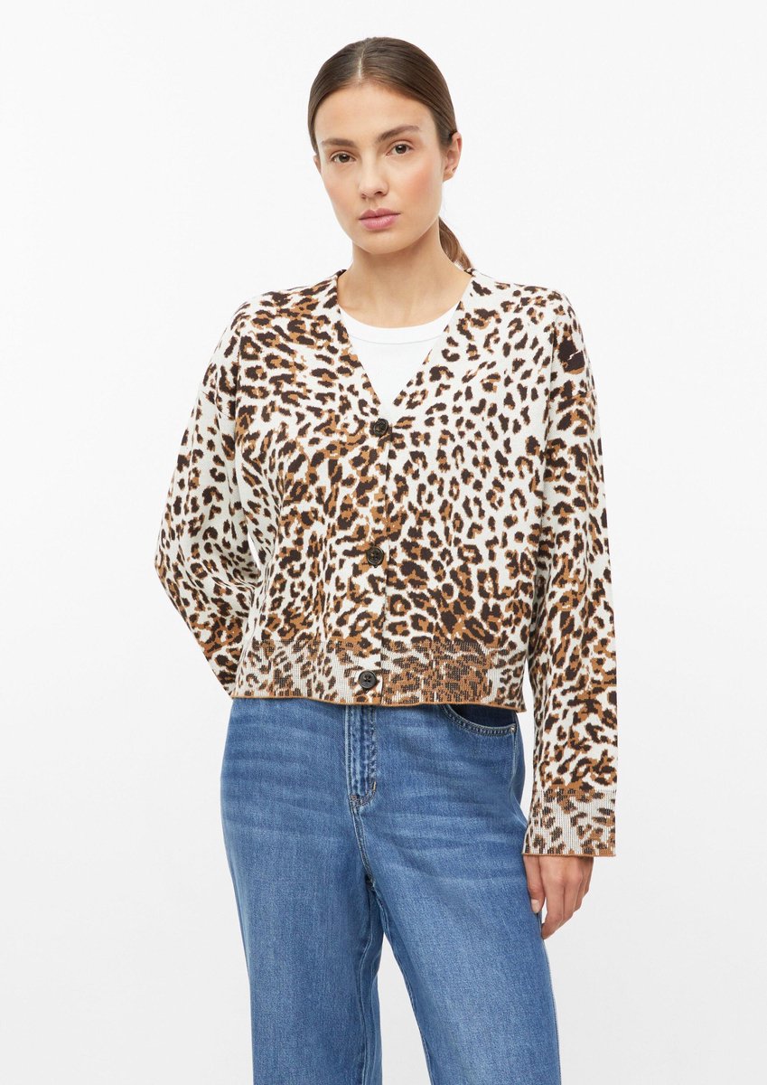 Damen Cardigan mit V-Ausschnitt und Knopfverschluss s.Oliver