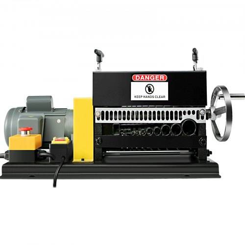 VEVOR 400W Electric Wire Stripping Machine, 1.5-38mm Portable Automatic Wire Stripper, Cable Benchtop Wire Stripping Machine with 10 Blades for Scrap Copper Recycling