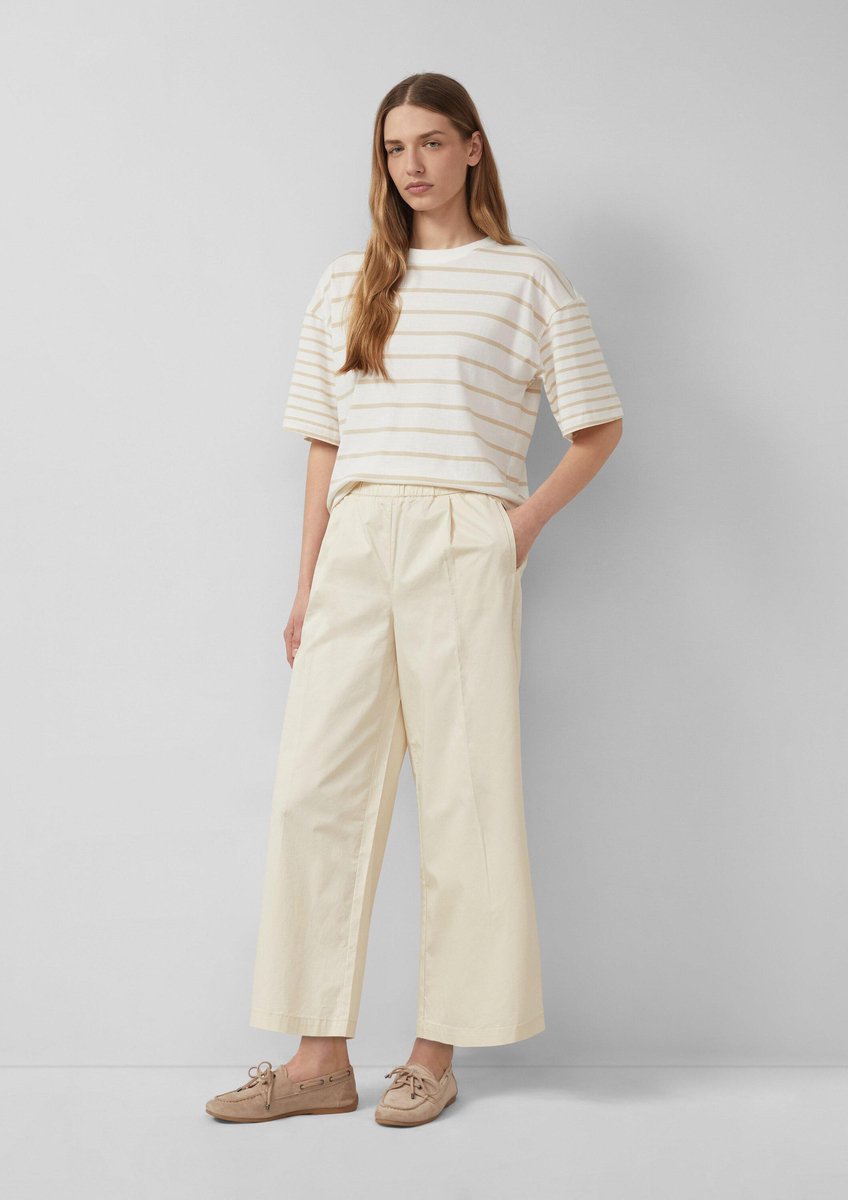 Culotte-Hose aus Twill mit Falten für Damen s.Oliver