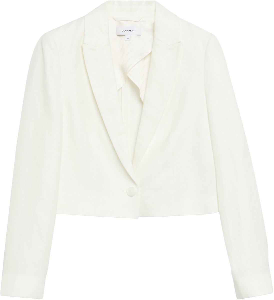 Kurze Blazer aus Tencel-Leinen für Damen COMMA