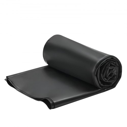 VEVOR Roll Roofing, 20 x 25 ft, 45 mil EPDM Rubber Roofing, Long Lifespan & Weather-resistant, Withstands Harsh Temperatures, Flexible & Easy Installation, Roof Underlayment for RVs, Roofs, Ponds