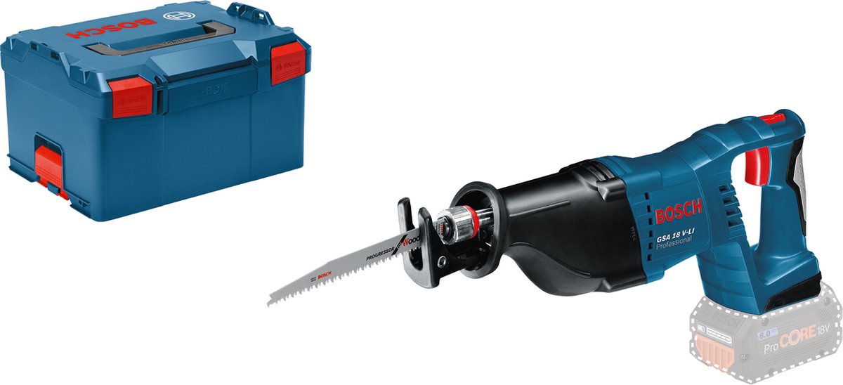 GSA 18 V-LI - Battery sabre saw 18V 0Ah GSA 18 V-LI