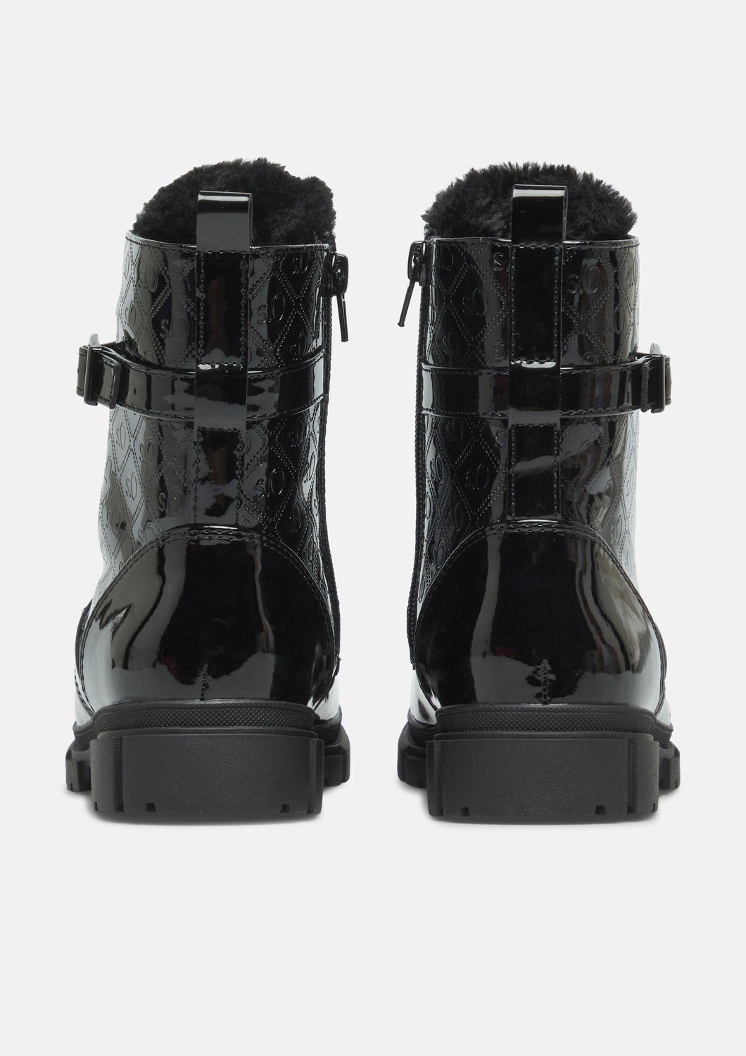Lederoptik Stiefel mit Fleece-Futter für Kinder s.Oliver