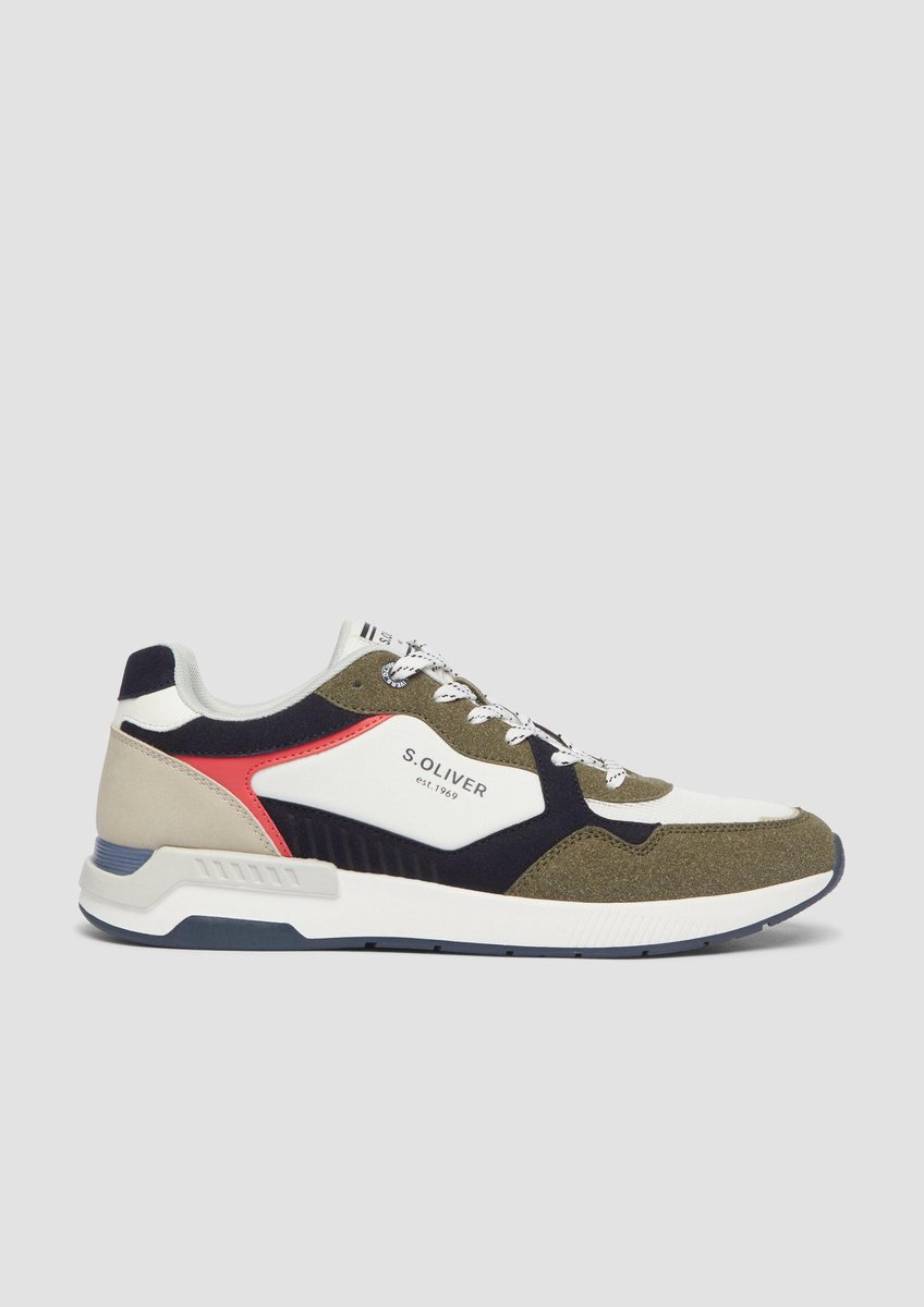 Mehrfarbige Lederoptik Sneakers s.Oliver