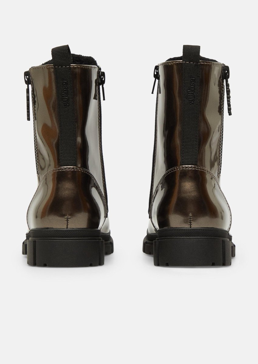 Leder-Optik Schnürstiefel Kind s.Oliver